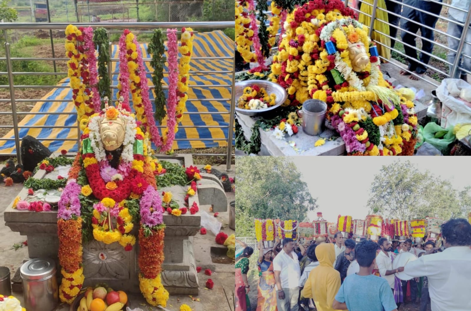 Doddaballapura: ದಿನ್ನೆ ಬಯಲು ಬಸವಣ್ಣ ಕ್ಷೇತ್ರದಲ್ಲಿ ಹೂವಿನ ಆರತಿಗಳ ಸಂಭ್ರಮ