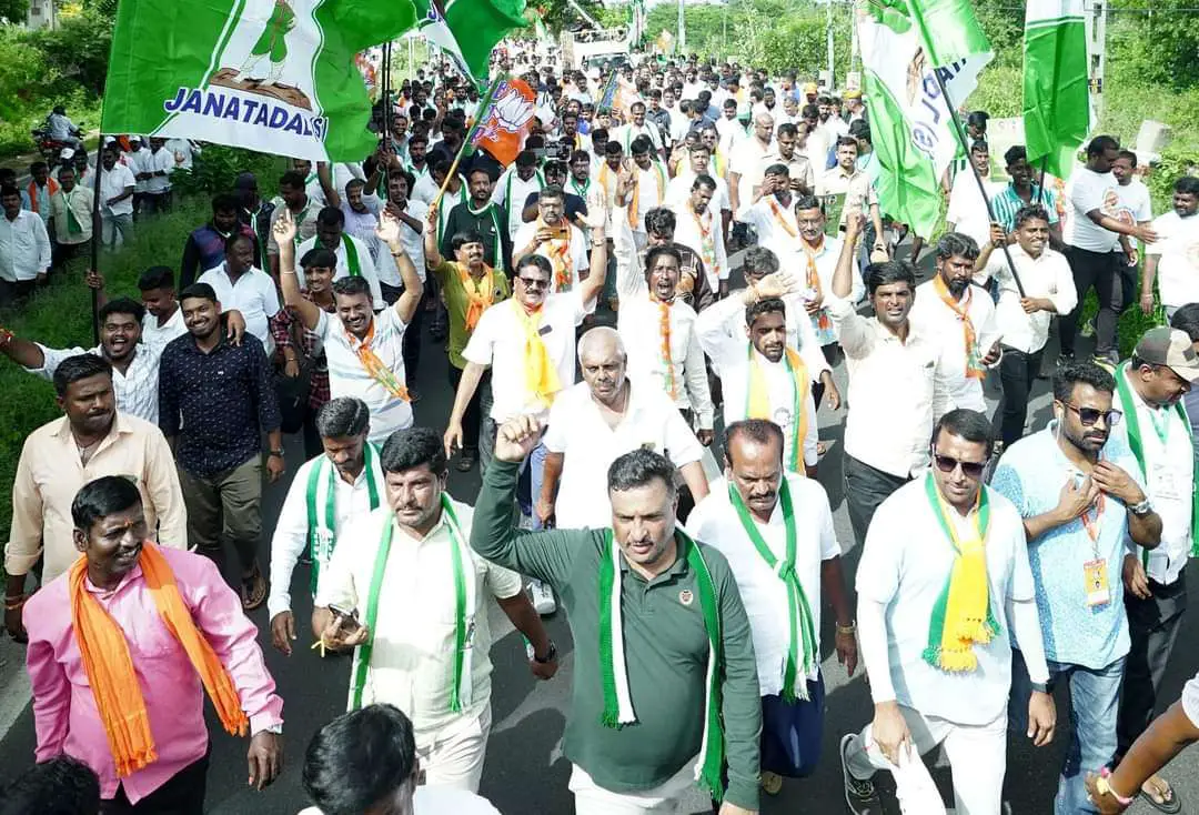 JDS ನಂಬಿಕೆಗೆ ರಾಜ್ಯ BJP ನಾಯಕರಿಂದ ವಿಶ್ವಾಸ ದ್ರೋಹ: ಹರೀಶ್ ಗೌಡ ಕಿಡಿ