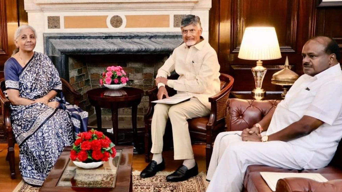 ಕೇಂದ್ರ ವಿತ್ತ ಸಚಿವೆ, ಆಂಧ್ರ ಸಿಎಂ ಜತೆ HDK ಚರ್ಚೆ