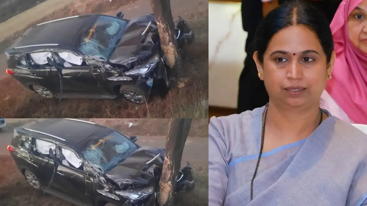 Accident: ಸಚಿವೆ ಲಕ್ಷ್ಮಿ ಹೆಬ್ಬಾಳಕರ್ ಕಾರು ಅಪಘಾತ..! ಬೆನ್ನಿನ ಮೂಳೆ ಮುರಿತ