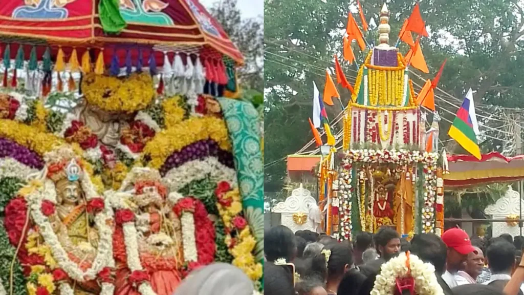 Festive Shaneshwara Swamy Chariot Festival in Gundamagere