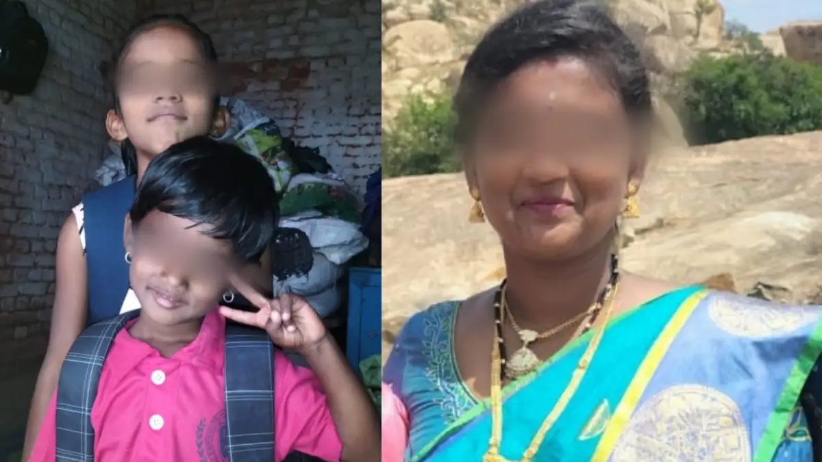 Mother commits suicide with two children..!