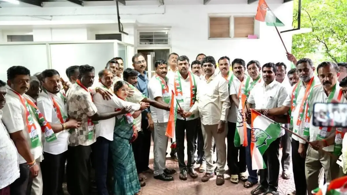 ಜೆಡಿಎಸ್ ತೊರೆದು ಕಾಂಗ್ರೆಸ್ ಸೇರಿದ 50 ಕ್ಕೂ ಹೆಚ್ಚು ಮುಖಂಡರು..!