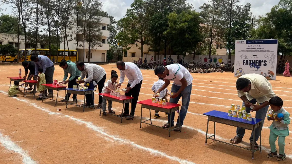 “ಅಪ್ಪಾ, ಐ ಲವ್ ಯೂ ಪಾ” ದೊಡ್ಡಬಳ್ಳಾಪುರದ MSV ಪಬ್ಲಿಕ್ ಶಾಲೆಯಲ್ಲಿ ಫಾದರ್ಸ್ ಡೇ ಸಂಭ್ರಮ