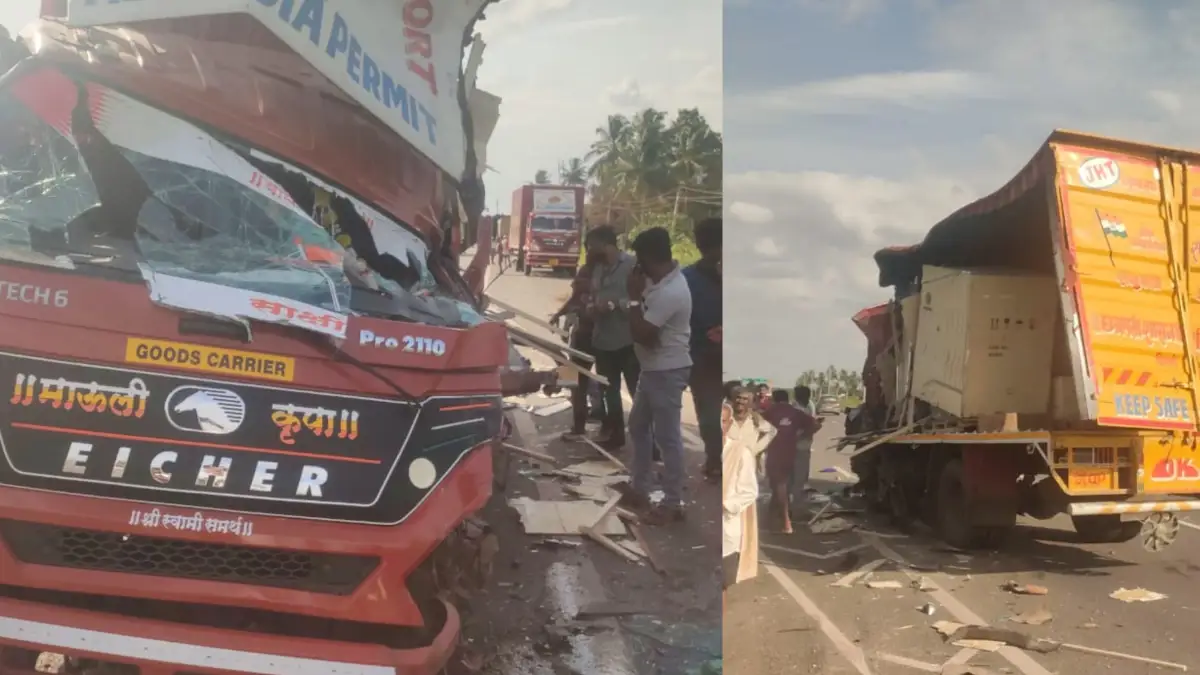 ದೊಡ್ಡಬಳ್ಳಾಪುರ: ಕ್ಯಾಂಟರ್-ಲಾರಿ ನಡುವೆ ಭೀಕರ ರಸ್ತೆ ಅಪಘಾತ..! ಇಬ್ಬರ ಸ್ಥಿತಿ ಗಂಭೀರ| Video ನೋಡಿ