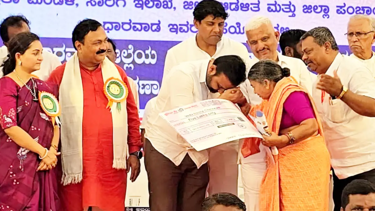 ಗ್ಯಾರಂಟಿ ಯೋಜನೆಗಳಿಂದ ಜನರ ಜೀವನ ಉತ್ತಮ: ಸಚಿವ ಸಂತೋಷ್ ಲಾಡ್