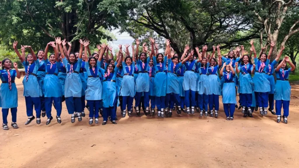 Doddaballapur: 216 students from Nalanda High School and Little Angels Anantha School participated in the Bharat Scouts and Guides exam.
