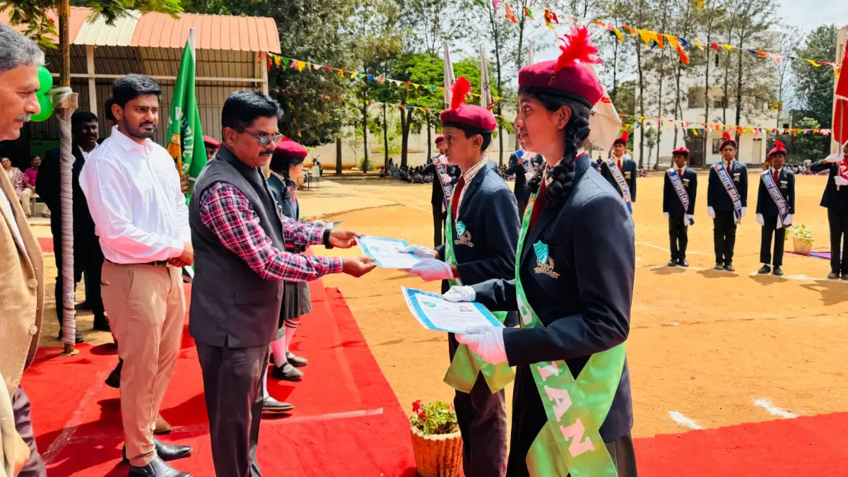 ದೊಡ್ಡಬಳ್ಳಾಪುರ: MSV ಪಬ್ಲಿಕ್ ಶಾಲೆಯಲ್ಲಿ ವಿದ್ಯಾರ್ಥಿ ನಾಯಕರ ಪದಗ್ರಹಣ..!