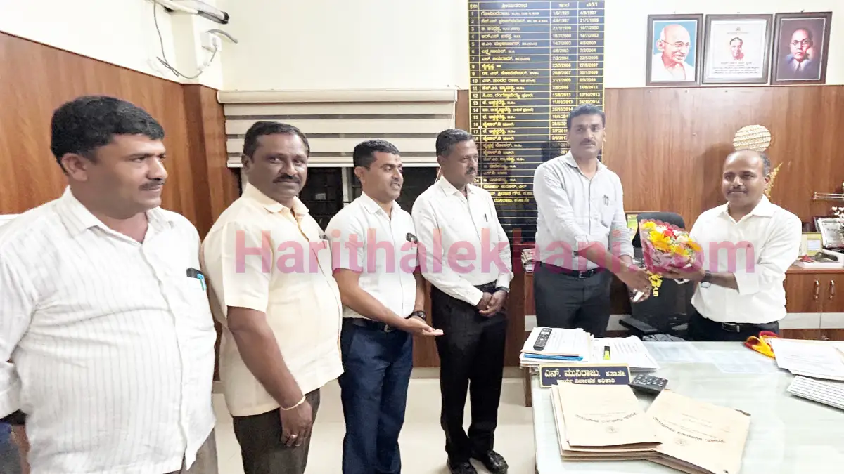 ಗುಡ್ಮಾರ್ನಿಂಗ್ ನ್ಯೂಸ್: ದೊಡ್ಡಬಳ್ಳಾಪುರ ತಾಪಂ ನೂತನ ಇಒ ಮಂಜುನಾಥ್ ಹರ್ತಿ ಅಧಿಕಾರ ಸ್ವೀಕಾರ