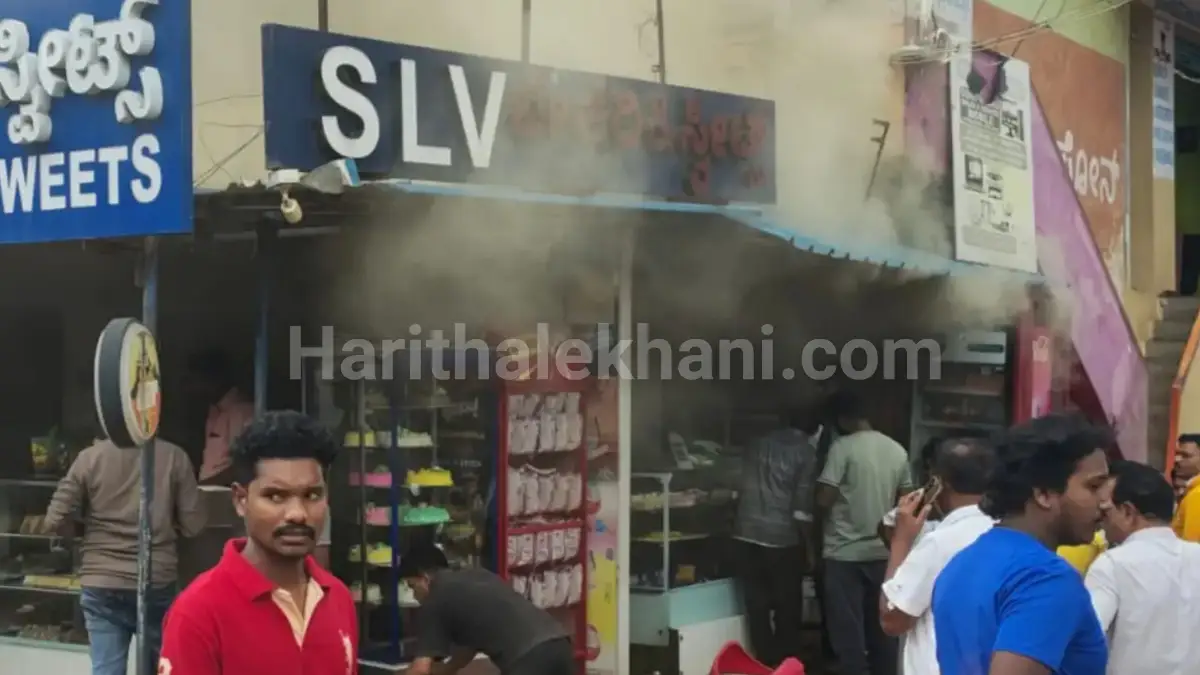 ದೊಡ್ಡಬಳ್ಳಾಪುರ: ಶಾರ್ಟ್ ಸರ್ಕ್ಯೂಟ್‌ನಿಂದ ಬೇಕರಿಯಲ್ಲಿ ಅಗ್ನಿ ಅವಘಡ, ಕಾರ್ಮಿಕರು ಪಾರು| Video