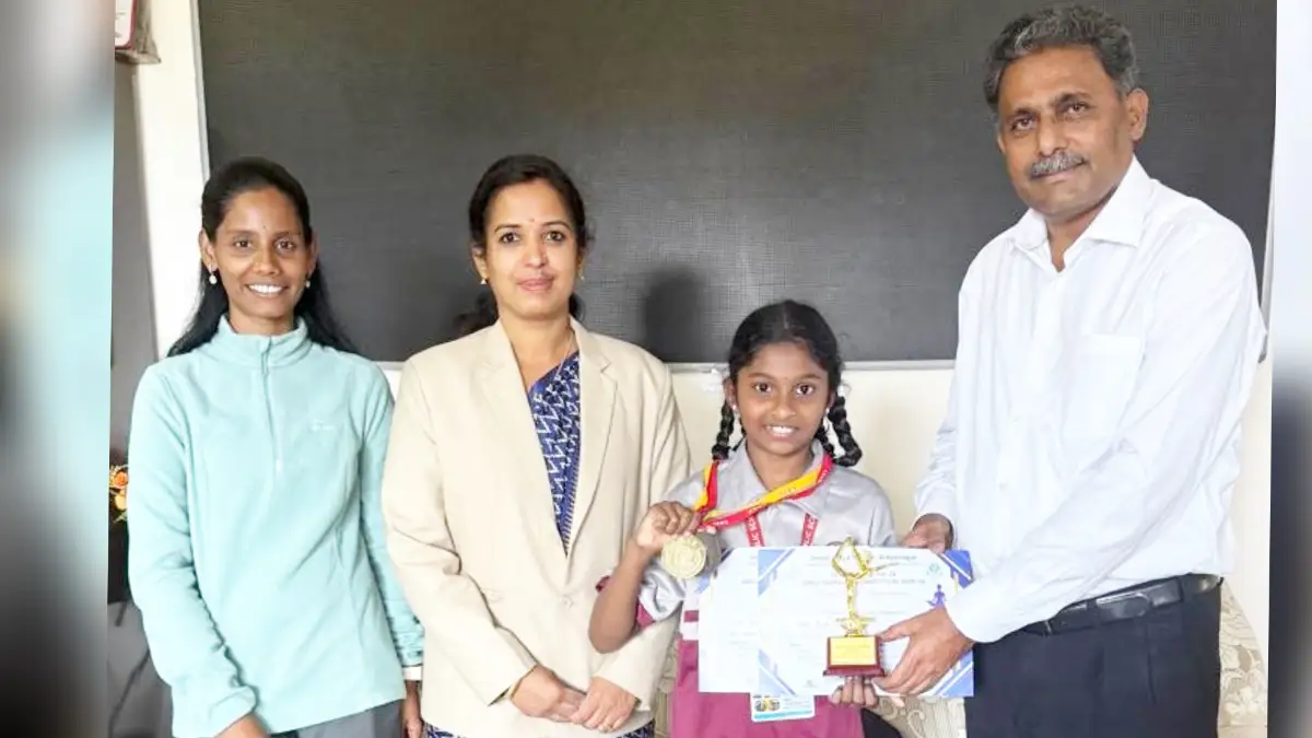 CBSE ಕ್ರೀಡಾಕೂಟ: ದೊಡ್ಡಬಳ್ಳಾಪುರದ MSV ಪಬ್ಲಿಕ್ ಶಾಲೆಯ ವಿದ್ಯಾರ್ಥಿನಿಗೆ ಚಿನ್ನದ ಪದಕ.. ರಾಷ್ಟ್ರ ಮಟ್ಟಕ್ಕೆ ಆಯ್ಕೆ