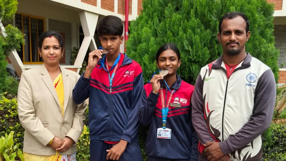 CBSE ಕ್ರೀಡಾ ಕೂಟ: ದೊಡ್ಡಬಳ್ಳಾಪುರದ MSV ಶಾಲೆಯ ವಿದ್ಯಾರ್ಥಿಗಳಿಗೆ ಬೆಳ್ಳಿ ಪದಕ – ರಾಷ್ಟ್ರ ಮಟ್ಟಕ್ಕೆ ಆಯ್ಕೆ
