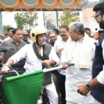 CM green signal for DCM bike ride; Hebbal flyover inaugurated