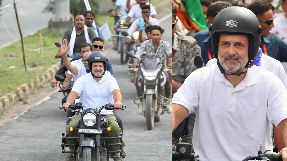 ರಾಹುಲ್ ಗಾಂಧಿ ಬುಲೆಟ್ ಸವಾರಿ.. ಸಾಮಾಜಿಕ ಜಾಲತಾಣದಲ್ಲಿ ವೈರಲ್| Video ನೋಡಿ