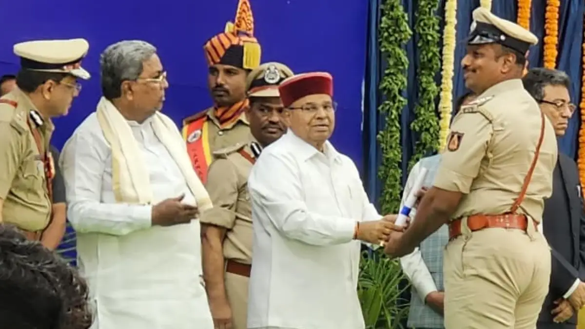 ಪೊಲೀಸರ ಸಾಮಾಜಿಕ ಬದ್ದತೆಯಿಂದ ಸಮಾಜದಲ್ಲಿ ಶಾಂತಿ ನೆಲೆಸಲು ಸಾಧ್ಯ: ಸಿಎಂ ಸಿದ್ದರಾಮಯ್ಯ