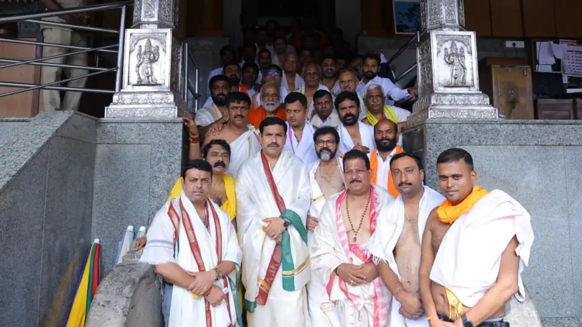 ಜೆಡಿಎಸ್ ಬೆನ್ನಲ್ಲೇ ಬಿಜೆಪಿ ನಾಯಕರಿಂದ ಧರ್ಮಸ್ಥಳ ಚಲೋ; ಡಾ.ವೀರೇಂದ್ರ ಹೆಗ್ಗಡೆ ಭೇಟಿ| Video