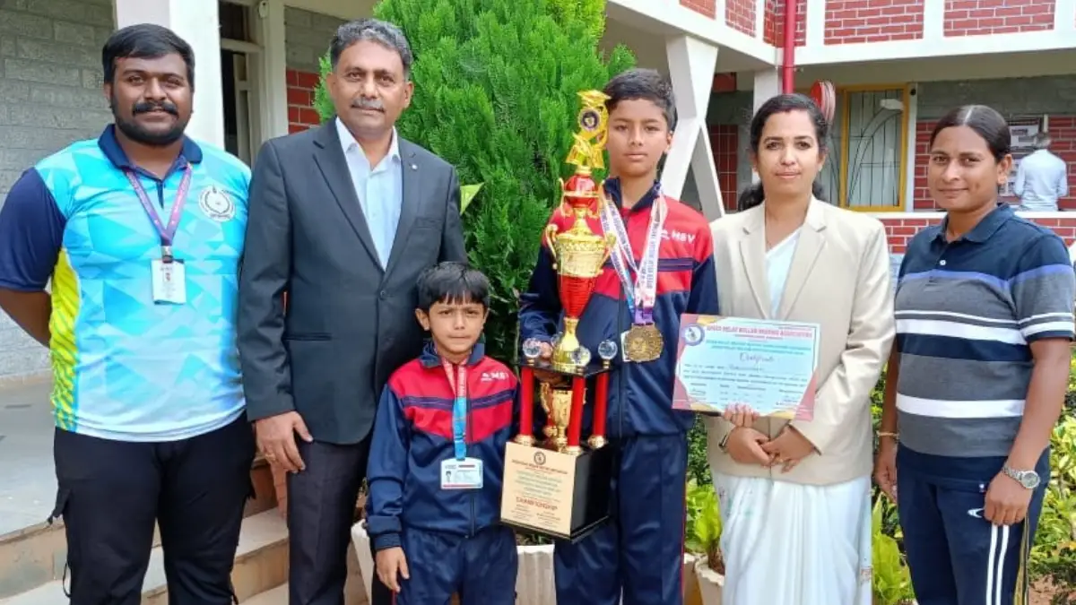 ಸ್ಕೇಟಿಂಗ್ ಸ್ಪರ್ಧೆ: ದೊಡ್ಡಬಳ್ಳಾಪುರದ ಎಂಎಸ್‌ವಿ ಪಬ್ಲಿಕ್ ಶಾಲೆ ವಿದ್ಯಾರ್ಥಿಗಳ ಸಾಧನೆ