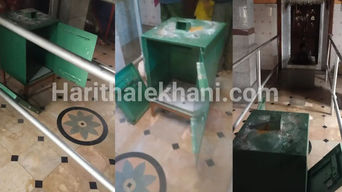 ದೊಡ್ಡಬಳ್ಳಾಪುರ: ಮುಂದುವರಿದ ಕಳ್ಳತನ ಪ್ರಕರಣ.. ತಿಪ್ಪೂರು ದೇವಾಲಯದ ಹುಂಡಿ ದೋಚಿದ ಕಳ್ಳರು..!
