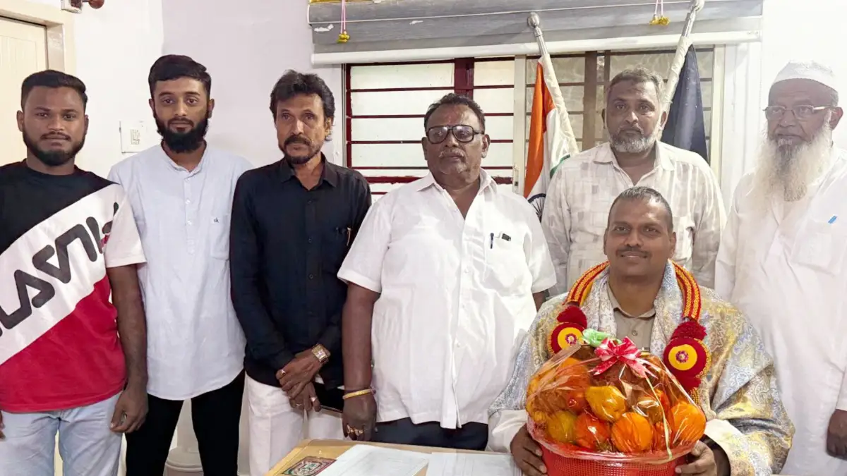 ದೊಡ್ಡಬಳ್ಳಾಪುರ: ರಾಷ್ಟ್ರಪತಿ ಪದಕ ಪುರಸ್ಕೃತ ಇನ್ಸ್ಪೆಕ್ಟರ್ ರಾವ್ ಗಣೇಶ್ ಜನಾರ್ಧನ್ ಅವರಿಗೆ ಸನ್ಮಾನ