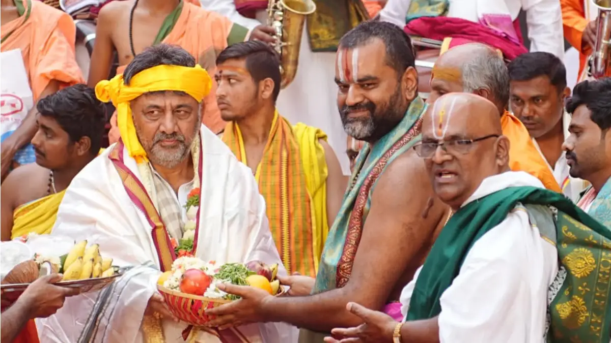ಇತಿಹಾಸ ಸೃಷ್ಟಿಸಿರುವ ಕಾವೇರಿ ಆರತಿ ನಿಲ್ಲೋದಿಲ್ಲ; ವಾರದಲ್ಲಿ ಮೂರು ದಿನ ಕಾವೇರಿ ಆರತಿ: ಡಿಸಿಎಂ ಡಿ.ಕೆ. ಶಿವಕುಮಾರ್