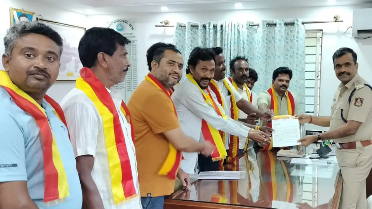 ದೊಡ್ಡಬಳ್ಳಾಪುರದಲ್ಲಿ ವಲಸಿಗರ ಹಾವಳಿ ತಪ್ಪಿಸುವಂತೆ ಡಿವೈಎಸ್ಪಿಗೆ ಕರವೇ ಮನವಿ