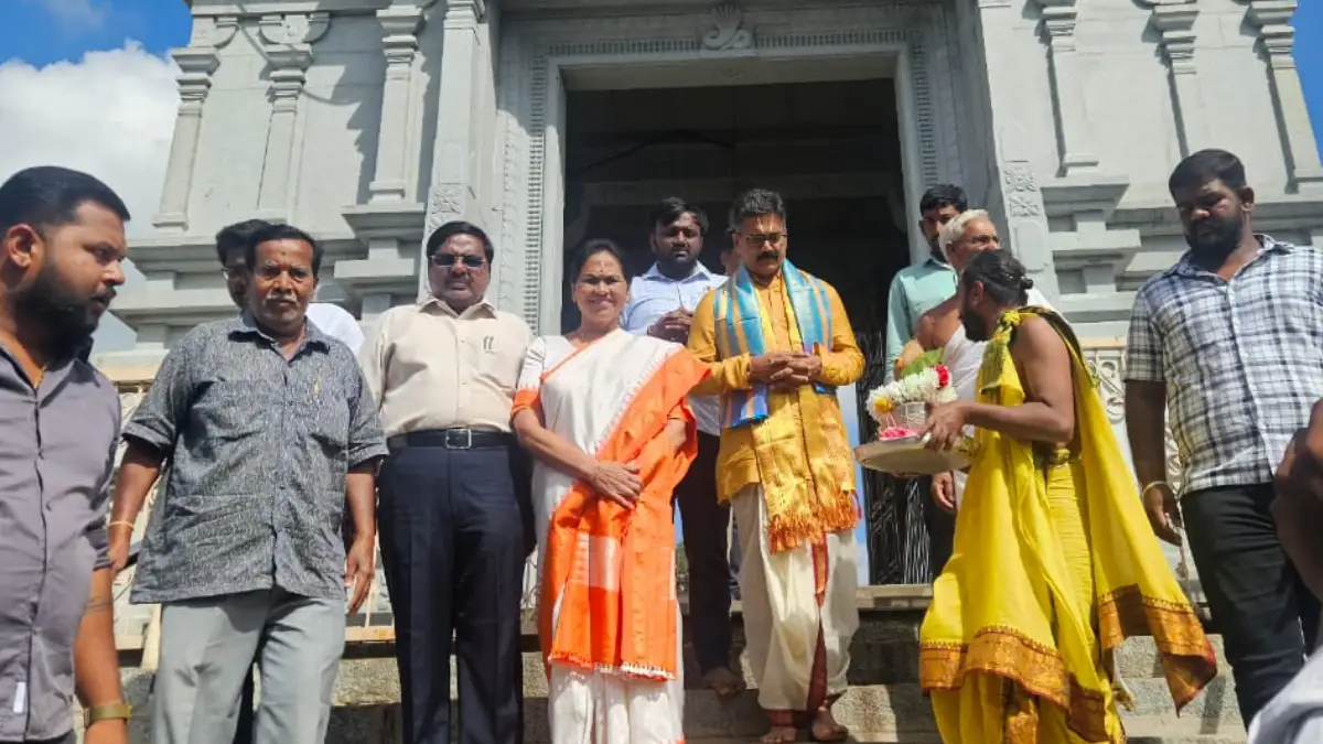 ಗುಡ್ಮಾರ್ನಿಂಗ್ ನ್ಯೂಸ್: ಘಾಟಿಗೆ ಸಚಿವೆ ಶೋಭಾ ಕರಂದ್ಲಾಜೆ ಭೇಟಿ