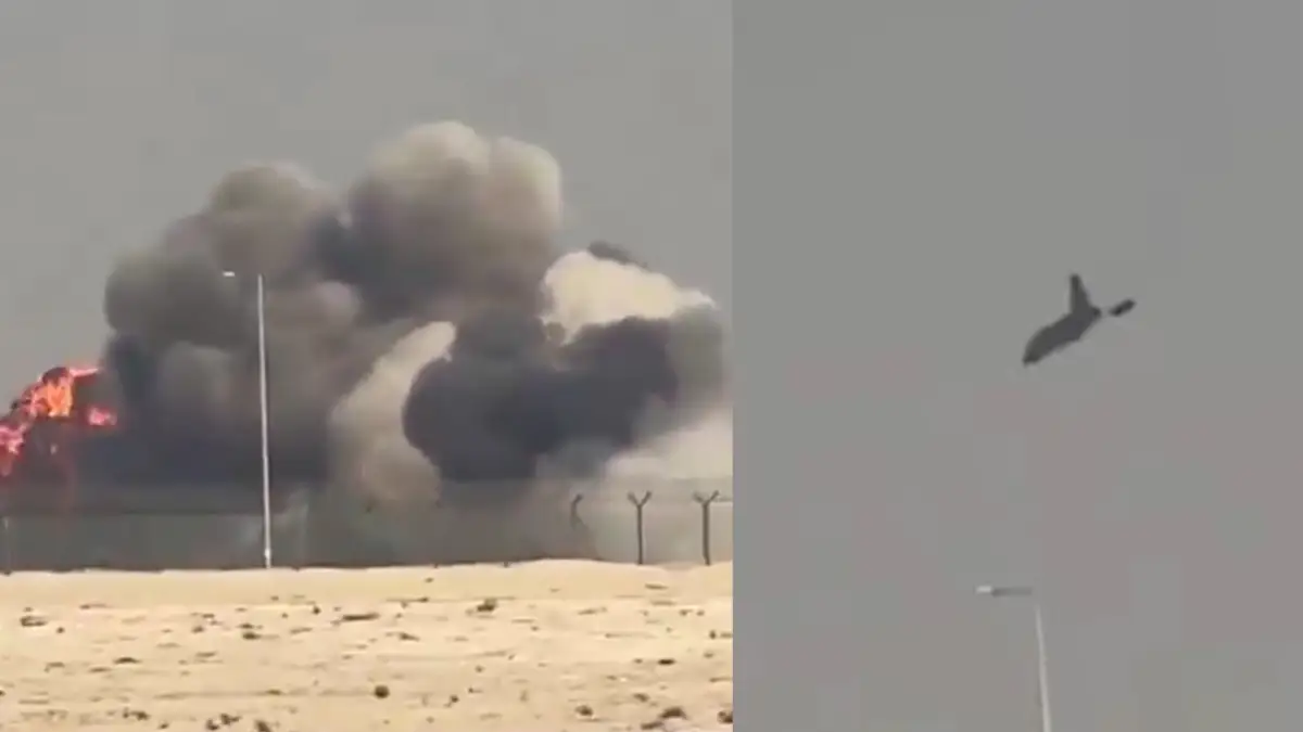 ದುಬೈನಲ್ಲಿ ತೇಜಸ್ ಯುದ್ಧ ವಿಮಾನ ಪತನ.. ಪೈಲಟ್ ನಿಧನ.!| Video