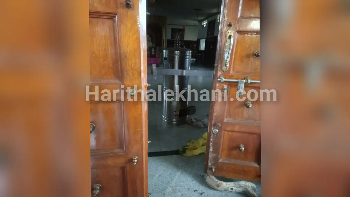 ದೊಡ್ಡಬಳ್ಳಾಪುರದ ಪ್ರಸಿದ್ಧ ಶಿರಡಿ ಸಾಯಿ ಬಾಬಾ ಮಂದಿರದಲ್ಲಿ ಕಳವು