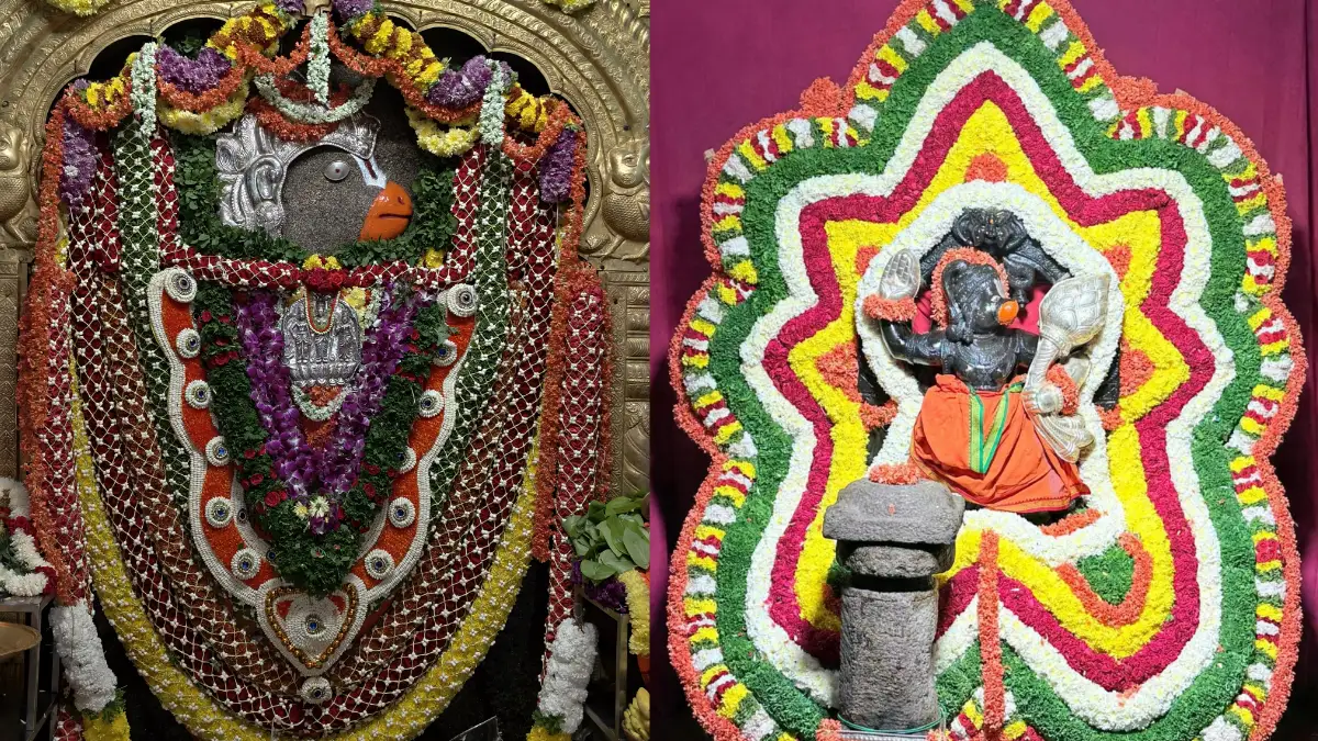 Doddaballapura: Hanuma Jayanti.. Special worship in various temples