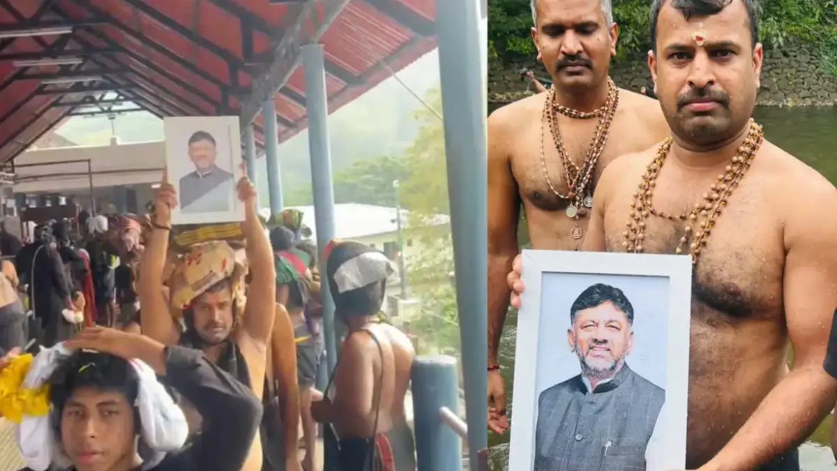 ಗುಡ್ಮಾರ್ನಿಂಗ್ ನ್ಯೂಸ್: ಡಿ.ಕೆ. ಶಿವಕುಮಾರ್ ಸಿಎಂ ಆಗಲೆಂದು ಪ್ರಾರ್ಥಿಸಿ ದೊಡ್ಡಬಳ್ಳಾಪುರ ವಕೀಲ ದೀಪು ಶಬರಿಮಲೆ ಯಾತ್ರೆ..!