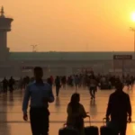 2nd international airport of the state is marked on these 3 sides..!