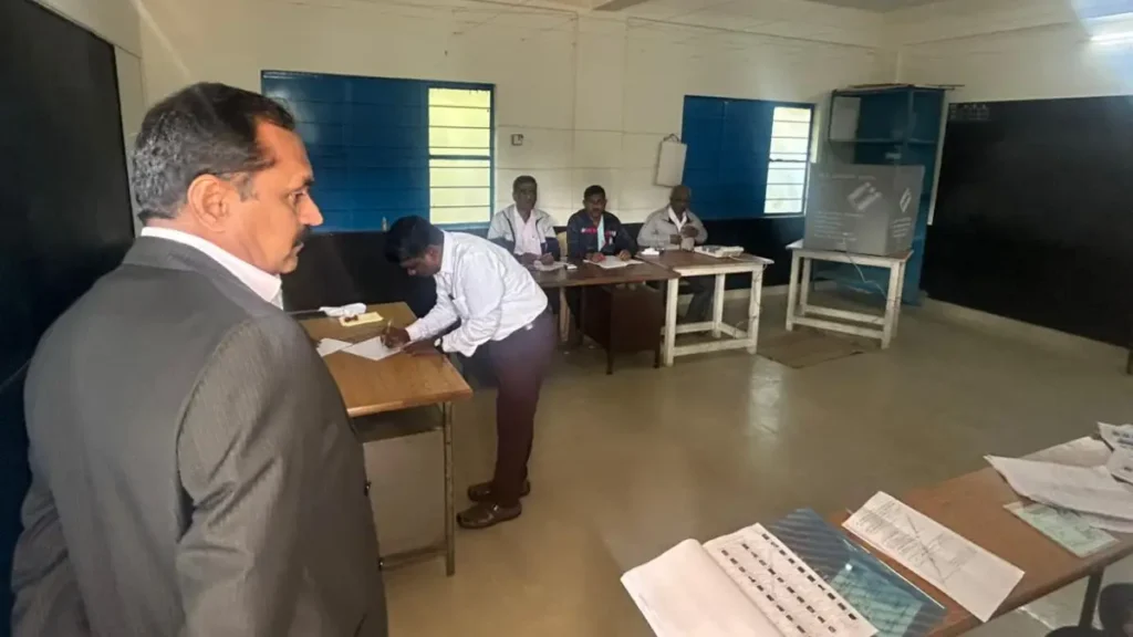 Bashettihalli. Election; 3.82% voting