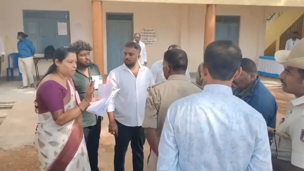 Bashettihalli election complete; 78.45% voting..