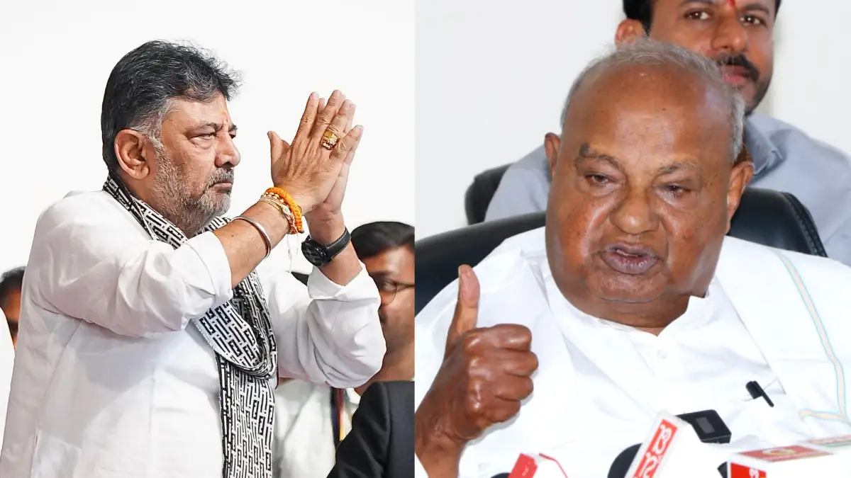 ಡಿಸಿಎಂ ಡಿ.ಕೆ. ಶಿವಕುಮಾರ್ ಅವರನ್ನು ಹೊಗಳಿದ ಮಾಜಿ ಪ್ರಧಾನಿ ಹೆಚ್.ಡಿ. ದೇವೇಗೌಡ