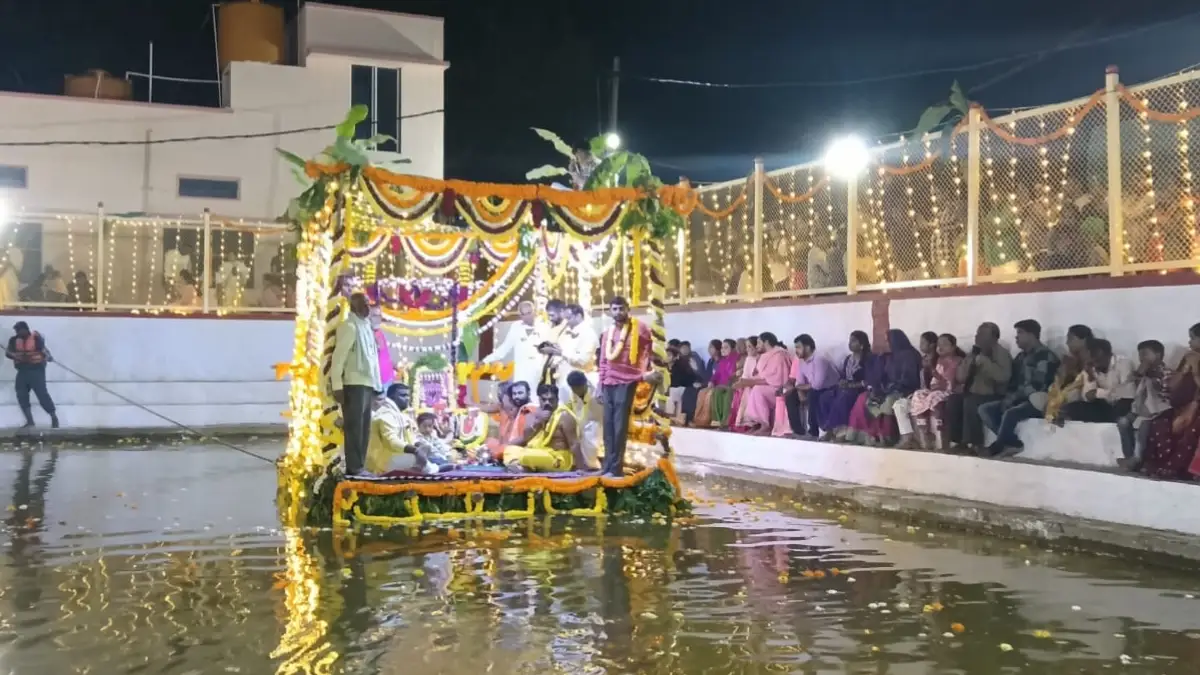 ಘಾಟಿ ಸುಬ್ರಹ್ಮಣ್ಯ ಕ್ಷೇತ್ರದಲ್ಲಿ ತೆಪೋತ್ಸವ