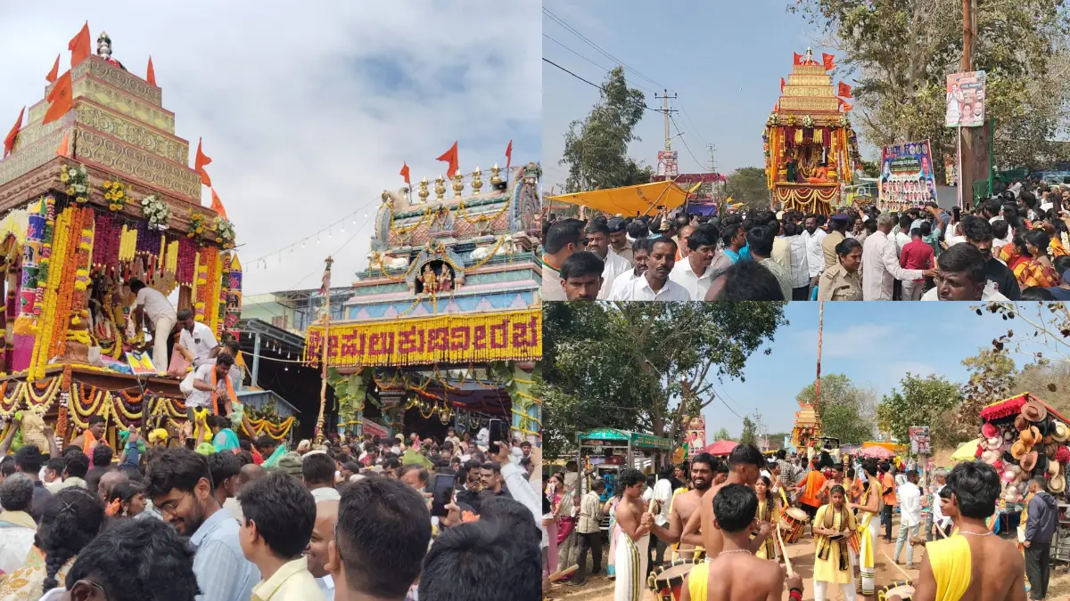 ಹುಲುಕುಡಿಯಲ್ಲಿ ಅದ್ಧೂರಿ ಬ್ರಹ್ಮ ರಥೋತ್ಸವ..‌ ಸಾವಿರಾರು ಮಂದಿ ಭಾಗಿ| Video ನೋಡಿ