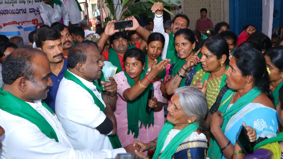 ಒಂದು ಇಂಚು ಭೂಮಿ ಸ್ವಾಧೀನಕ್ಕೂ ಅವಕಾಶ ನೀಡುವುದಿಲ್ಲ: ಬಿಡದಿಯಲ್ಲಿ ಗುಡುಗಿದ ಹೆಚ್.ಡಿ. ಕುಮಾರಸ್ವಾಮಿ