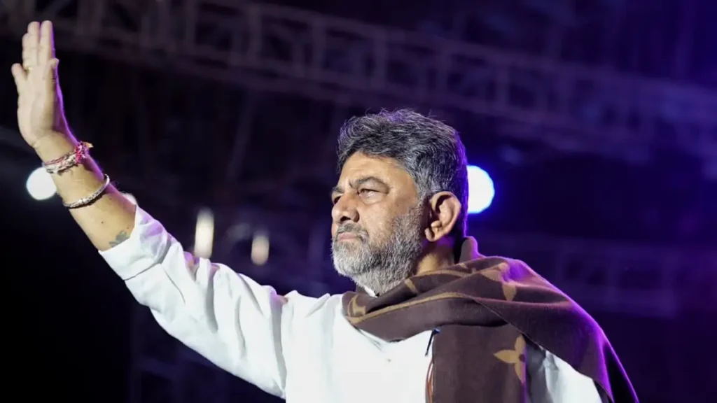 Land as the sixth guarantee: DCM D.K. Shivakumar promises