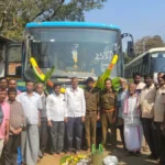 New BMTC bus launched.. villagers are happy