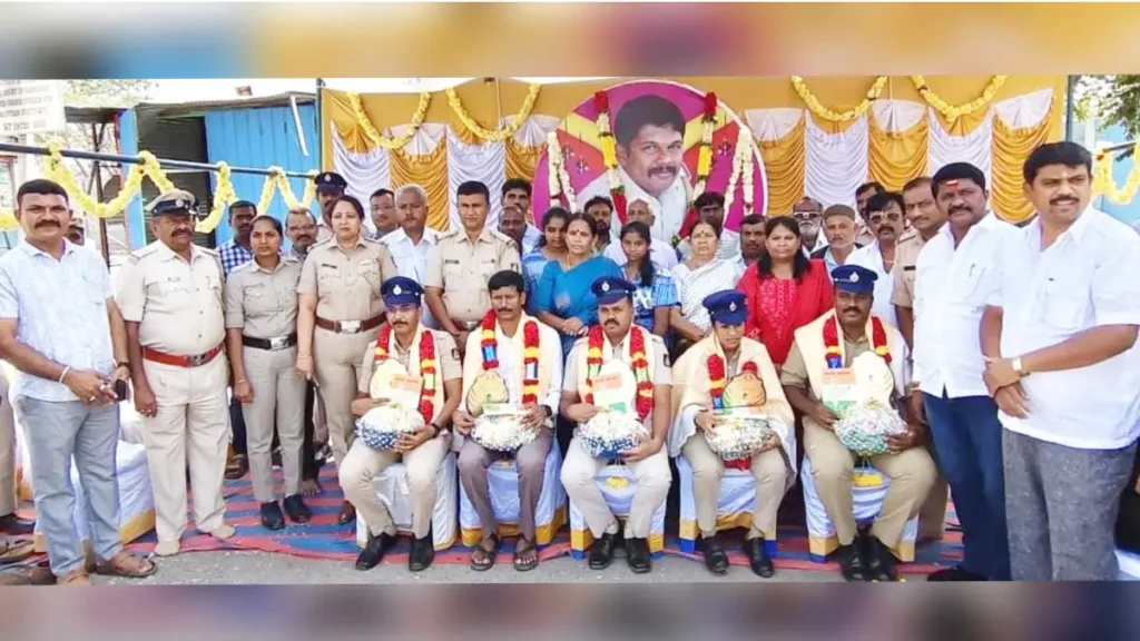 PSI Jagadish's birthday: Tributes to the police