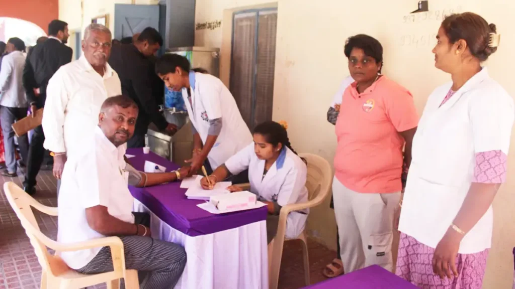 Doddaballapura: Free health check-up camp held at the court premises
