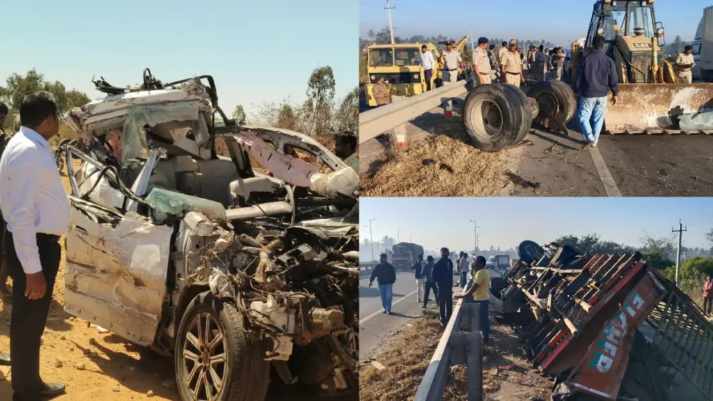 Terrible accident in the early hours of the morning.. 7 dead