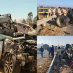 Terrible accident in the early hours of the morning.. 7 dead