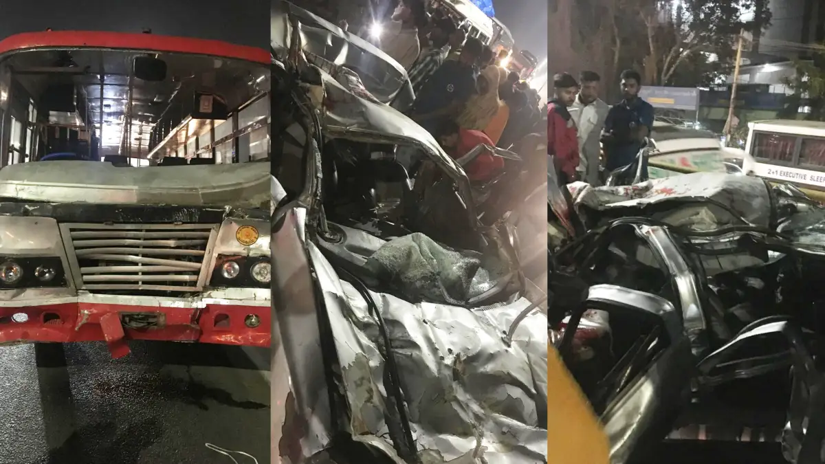 ಭೀಕರ ಅಪಘಾತ: ದೊಡ್ಡಬಳ್ಳಾಪುರದ 5 ಯುವಕರು ಸಾವು