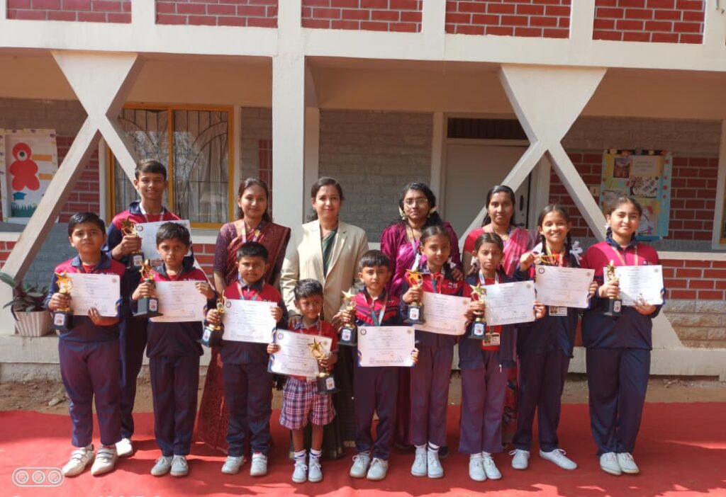 ದೊಡ್ಡಬಳ್ಳಾಪುರ: ಅಬಾಕಸ್ ಸ್ಪರ್ಧೆಯಲ್ಲಿ ಎಂ‌‌ಎಸ್‌ವಿ ಪಬ್ಲಿಕ್ ಸ್ಕೂಲ್ ಮಕ್ಕಳಿಗೆ ಚಾಂಪಿಯನ್ ಟ್ರೋಫಿ, ಚಿನ್ನದ ಪದಕ