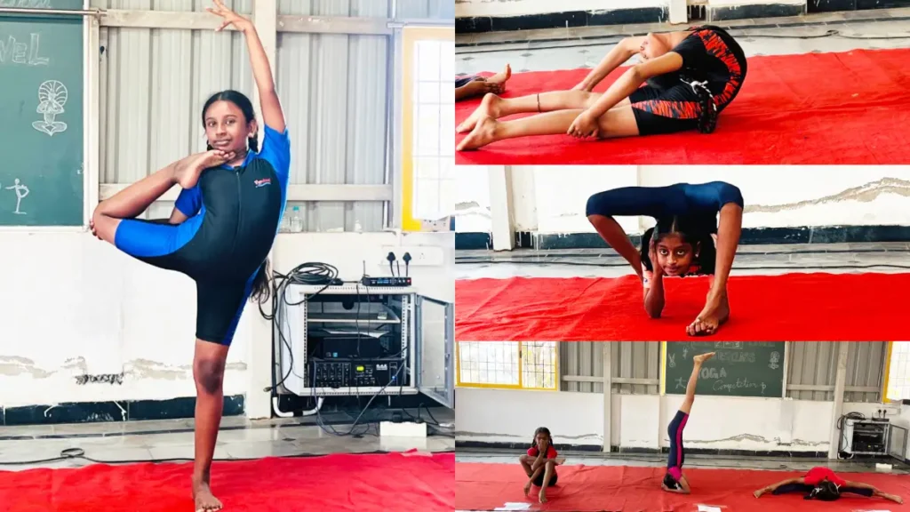 Doddaballapura: Yoga competition at MSV Public School