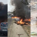 Another fire accident in Doddaballapur.. Bed sheets burnt