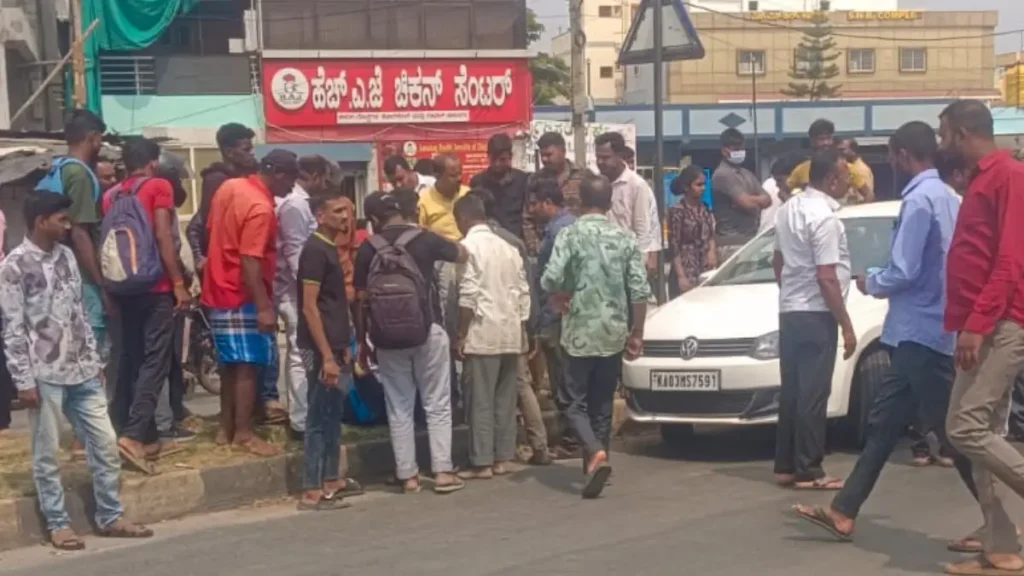 Doddaballapura: Another accident near Palanajogihalli..