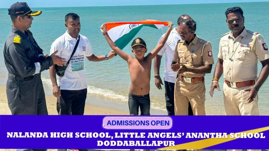 7-year-old Ishank Singh creates history in the dangerous Palk Strait!