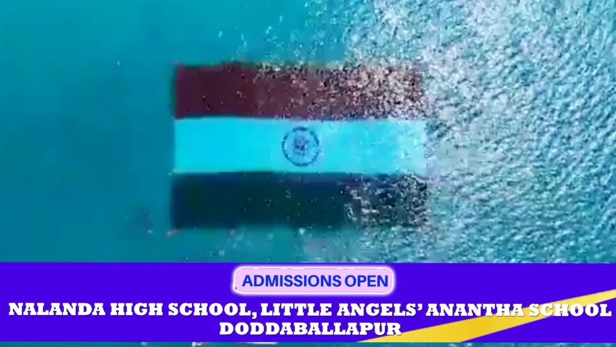 India's huge tricolor flag unveiled under the sea